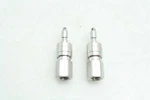 2 New Parker 2f-q4p-ss Female Quick Coupling Non-valved Nipple Fittings / 1/8". Fixed Price $33.94.