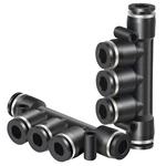 Tailonz Pneumatic 1/4 Inch Od 5 Pcs Straight Push Connectors Plastic Quick Re.... Fixed Price $19.90.
