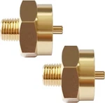 Joywayus 1/4 Male Pipe Thread X 1"-20 Female Universal Fit 1-lb Tank Brass. Fixed Price $15.81.