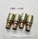 Eaton 08u-606 Hydraulic Hose Fitting 1/2" X 3/8" Female Jic - Qty 4pcs. Fixed Price $31.49.