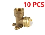 Efield 10 Pcs 1/2" Push Fit X Female Npt Drop Ear Elbows. Fixed Price $38.99.