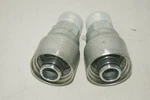 Lot Of 2 Eaton 4sa16mp16 Threaded Steel Hydraulic Hose Crimp Fitting. Fixed Price $27.99.