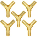 Joywayus 5pcs 5/8" Id Hose Barb Thick Brass Y Shaped 3 Way 5/8"-5pcs,. Fixed Price $37.35.