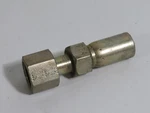 Weatherhead 04e-s64 1/4" Female Swivel Crimp Fitting Used. Fixed Price $19.95.
