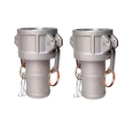 Quafwia 2 Pcs Inch Discharge Hose Aluminum Cam Lock Fittings, And Groov.... Fixed Price $25.92.