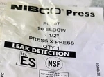 Nibco 1-1/2" Press X 90 Elbow Fitting Pc607 System Pro Copper - New. Fixed Price $25.99.