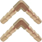 2pcs Brass 3/16" X Hose Barb Fitting Barbed 90 Degree Elbow Connector L.... Fixed Price $10.72.