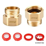 Litorange Lead-free Hose Bib Adapter, 1-1/16" Fine Thread Female X 3/4 2 Pack. Fixed Price $21.05.