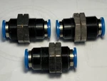 Festo Qss-10 153160 (3 Pcs) Push-in Bulkhead Connector Ships From The Usa. Fixed Price $28.00.