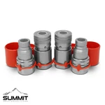 3/4" Sae Flat Face Hydraulic Quick Connect Coupler Coupling Skid Steer 2 Sets. Fixed Price $99.95.