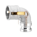 Type Da Cam And Groove Hose Fitting, 90 Degree Elbow, 2" Female Camlock X .... Fixed Price $39.59.