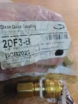 Dixon Quick Coupling 2df3-b 1/4" Ind Coupler, 3/8" Nptf Brass. Fixed Price $22.33.