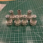 Lot Of 7 Dixon 4hf4 Series H Quick Coupling Interchange 1/2" Female Coupler. Fixed Price $60.00.