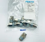 Lot Of 10 Festo Qb-1/4-5/16-u Push-in Fitting 5/16"-od Push To 1/4" Npt. Fixed Price $12.99.