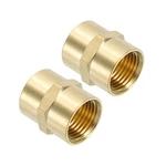 2 Piece Brass Fitting 1/2" Npt For Home Shower Pipes Gold. Fixed Price $10.31.