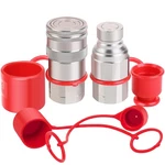 Npt Skid Steer Hydraulic Couplers Bobcat Quick Connect Fittings 2pc Dust Covers. Fixed Price $40.38.