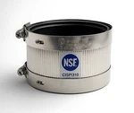 Nsf No Hub Coupling 1.5" 2" 3" 4" Cast Iron Dwv Pipe Connector Stainless Steel. Fixed Price $276.00.