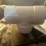 New Nds 6 In. Tee Pvc Sewer And Drain Hub X 6p01. Fixed Price $14.99.