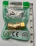 Litorange 2 Pack Lead-free Brass Garden Hose Adapter Female 1/2" X 3/4". Fixed Price $6.95.