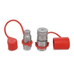 1/4 Flat Face Hydraulic Quick Couplers Set - 3/8 Sae Thread. Fixed Price $35.00.