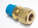 1 - Swagelok Brass Connector Fitting, 1/2" Od Tube X 3/8" Male Npt, B-810-1-6. Fixed Price $12.89.