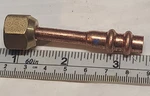 Mueller Streamline Rp15725 1/4" Acr Copper Press Flare Adapter, X. Fixed Price $14.97.