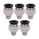 Pneumatic 3/8" Od Tube X 1/4 Npt Male Connector Air Push To Connect Fitting 5pcs. Fixed Price $14.99.