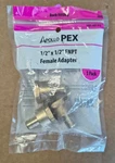 3pk Apollo Pex Apxfa12125pk 1/2 X Fnpt Female Adapter 1001-405-313 Free Ship. Fixed Price $11.95.