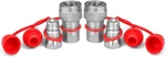 1/2" Ag Hydraulic Quick Connect Tractor Couplers With Dust Caps,poppet Pioneer S. Fixed Price $35.60.