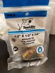 Sharkbite 1/2" 3/4" Reducing Tee Uc408lfa New. Fixed Price $3.99.