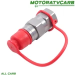 All-carb 1/2" Npt Flat Face Hydraulic Quick Connect Male Coupler Plug For Bobcat. Fixed Price $16.05.