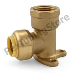 1/2" Sharkbite Style Push-fit X Fnpt Lead-free Brass Drop Ear Elbow Fitting. Fixed Price $7.35.