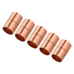 5pcs Straight Copper Coupling Fittings 3/8 Inch Welding Joint For Hvac. Fixed Price $14.05.