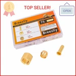 Breezliy 1/4 Inch Od Brass Compression Insert,sleeve Ferrule,nut 75pcs. Fixed Price $22.34.