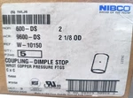 Box Of 5, Nibco 600-ds, 2-1/8" Od. Copper Coupling, Fitting Side Tube 2". Fixed Price $49.99.