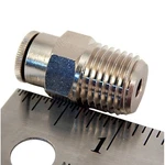Camozzi, 6510-04-04, Air Fitting, 1/4 Od X Mpt. Fixed Price $2.77.