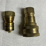 Parker 60 Series Coupling Male Bh3-61 & Female Bh3-60-t8 Brass Fitting Nos. Fixed Price $29.00.
