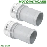 All-carb 2 Aluminum Cast Cam Lock Fittings 3" Part E & Groove Hose Fitting. Fixed Price $27.71.
