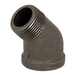 Lot Of(10)1/2"black Malleable Iron Pipe Street 45 Threaded Fitting Plumbing. Fixed Price $19.99.