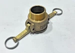 633-b-1-1/2" Kamlok Cam Action 1-1/2" Mpt Couper And Groove Brass. Fixed Price $18.99.