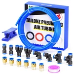 Tailonz Pneumatic 12mm Od 8mm Id Polyurethane Pu Air Od/32.8ft/10m, Blue. Fixed Price $42.99.