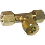 Compression Tee Brass 1/4" 750064-04. Fixed Price $3.76.