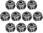1/2" 5-way Side Outlet Tee, Home Tzh 10-pack Corner Gray Malleable Cast Ir. Fixed Price $34.95.
