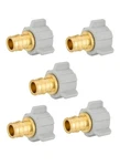 5-pack Efield Pex-a Expansion Full Flow Brass Fittings 1/2 Pex X Female Npt. Fixed Price $38.15.