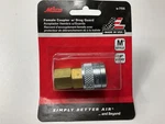 Milton S-755 1/4" Fnpt M Style Femal Push Type Coupler - Made In Usa. Fixed Price $10.95.