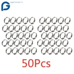 50 Pack 1" Stainless Steel Clamp Cinch Ring Crimp Pinch Fitting Tubing. Fixed Price $10.85.