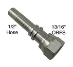 Cat Anchor Hydraulic Fitting 13/16" Orfs Female Swivel X 1/2" Hose Barb. Fixed Price $9.77.