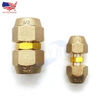 2pcs For Copper Pipe Dia 1/4"and 1/2"pipe Extension Joint Connector Set Us Stock. Fixed Price $12.93.