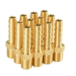 12-pack Brass Hose Barb Fittings 1/8" Npt To 1/4" Adapter For Air Compressor, Au. Fixed Price $19.79.