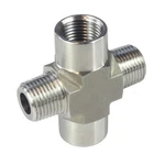 Hfs(r) 1/4" Npt 4 Way Cross (male X Female Male Female) Stainless Steel 304. Fixed Price $20.00.